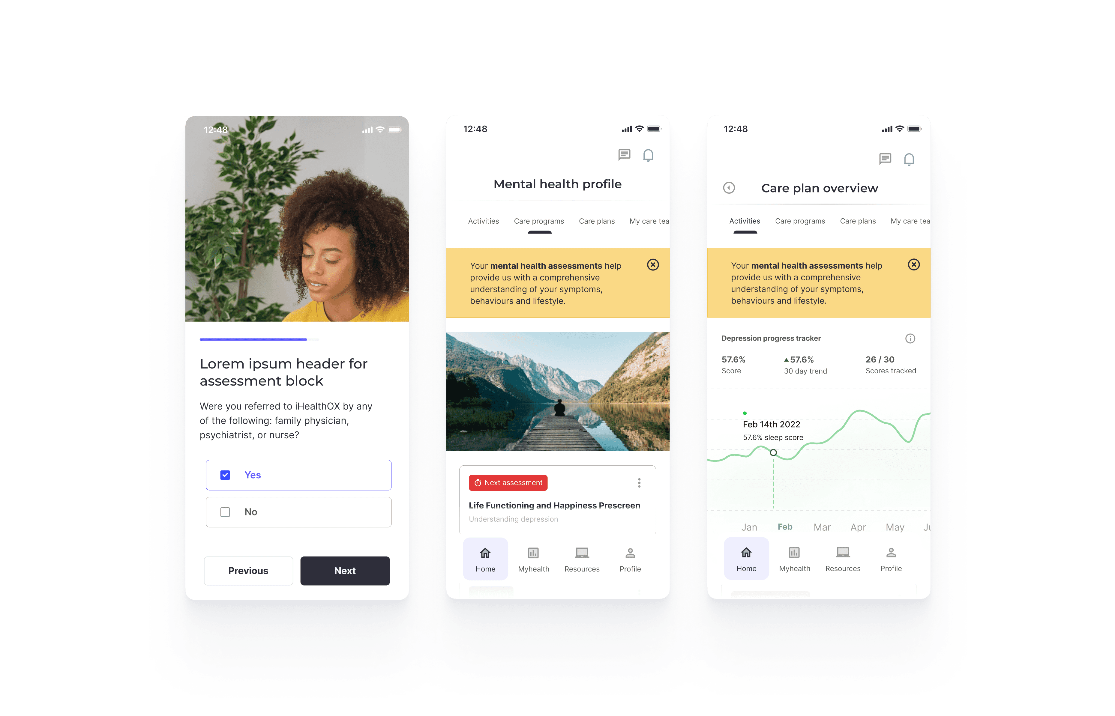 Ihealth mobile profile